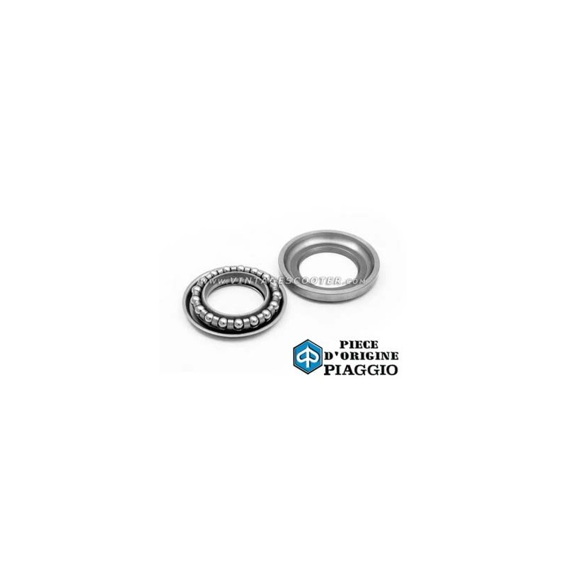 Cage a billes inférieure origine Piaggio (jeu complet) Vespa 125-200 PX